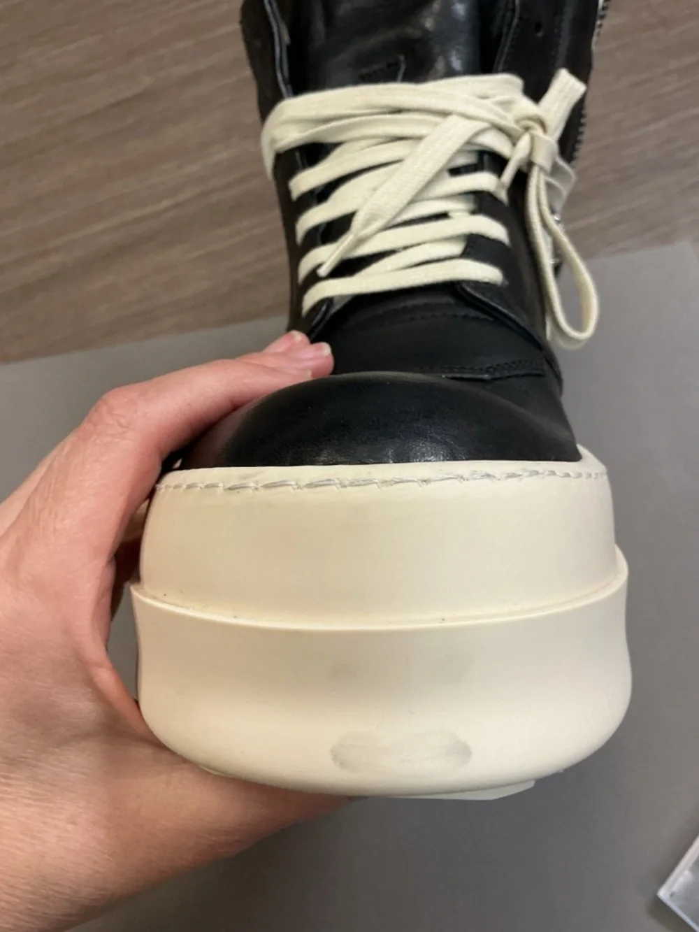Rick Owens Mega Bumper Geobasket sneakers size 38 - Picture 4 of 13